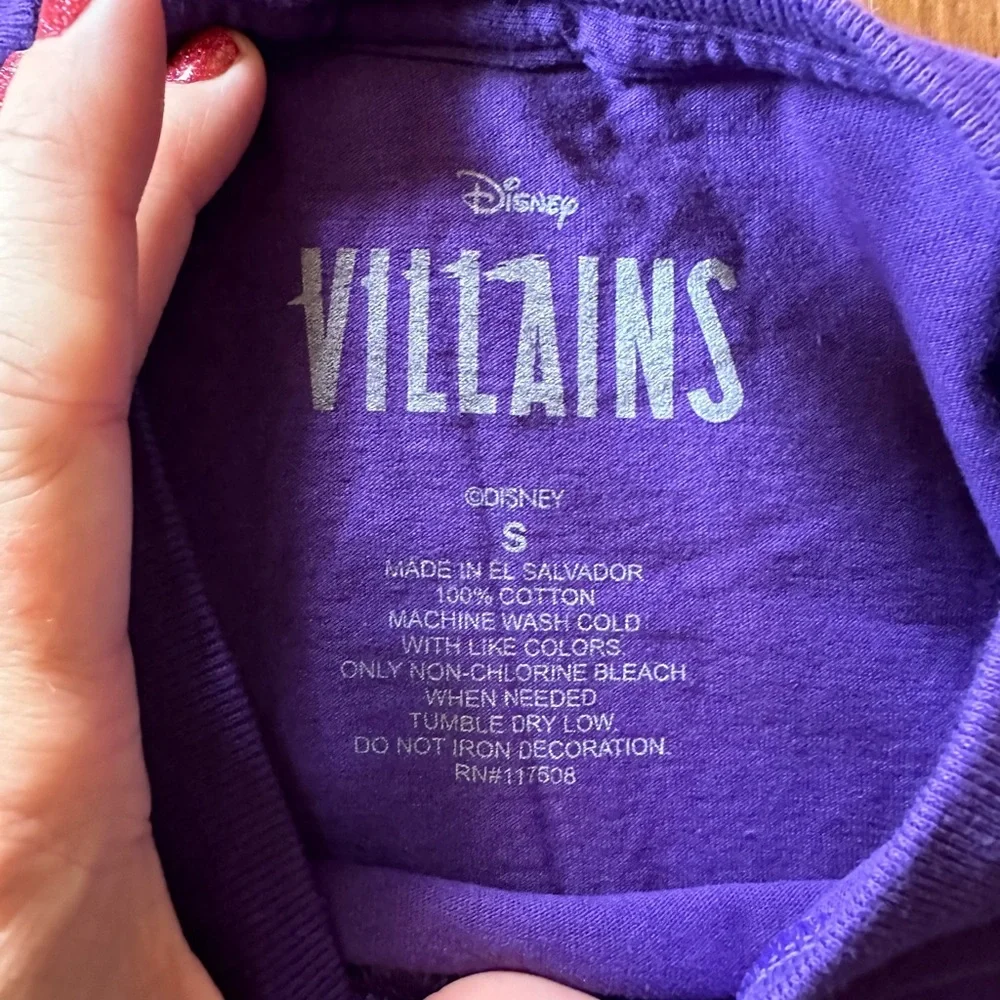 ๐๐NWOT Maleficent Disney Villains S Long Sleeve Shirt๐๐ - Picture 6 of 6